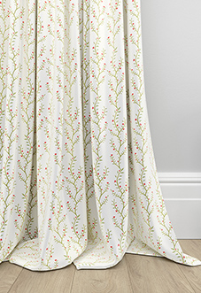 Boughton Faux Silk, Ruby - Made to Measure Curtains
